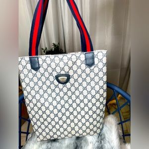 GUCCI Vintage Monogram Tote Bag